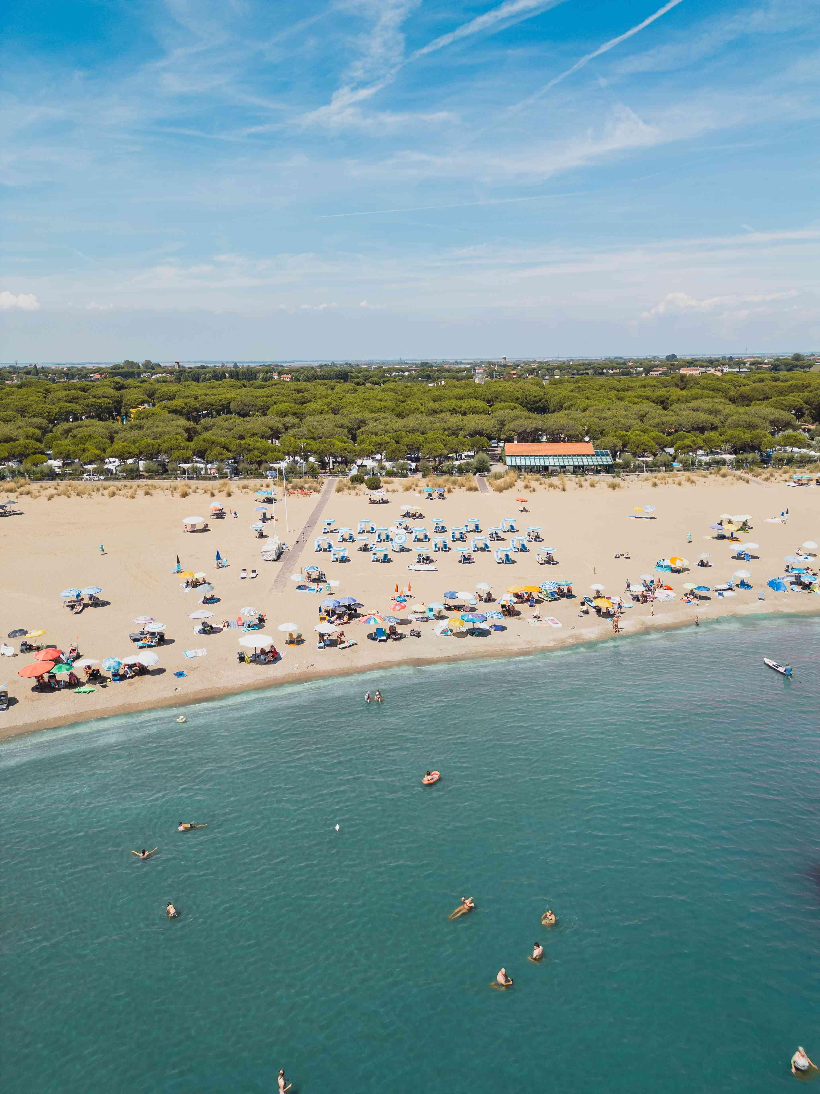 Vista del camping Enzo Stella Maris